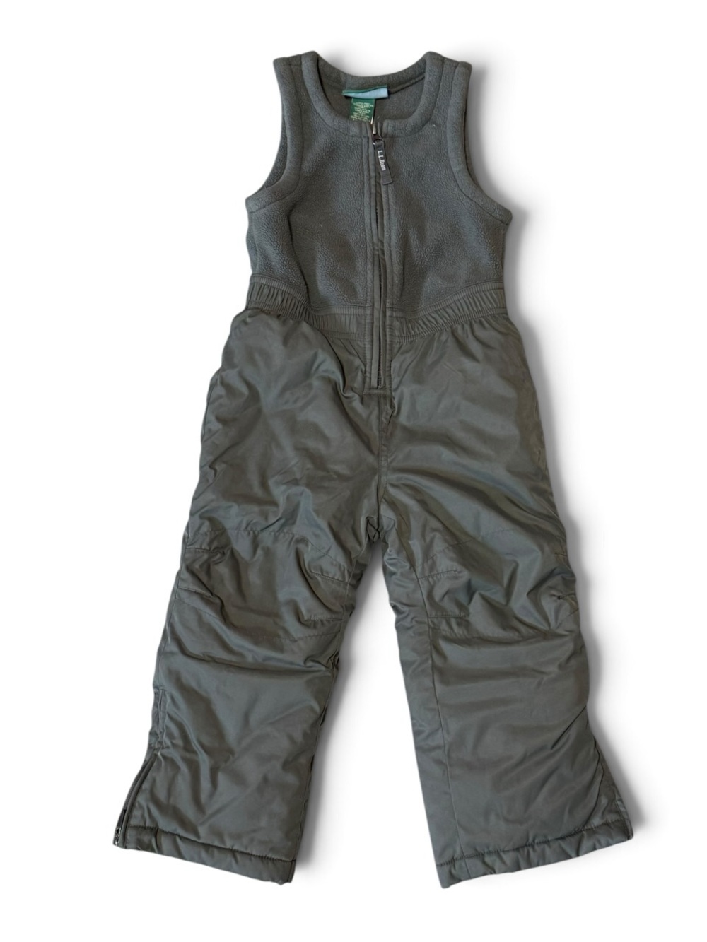 Kid’s L.L. Bean Snowbibs 3T Grey